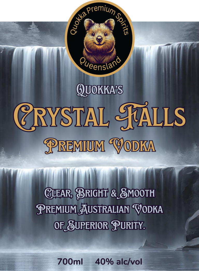 Quokka's Crystal Falls - Premuim Australian Vodka.